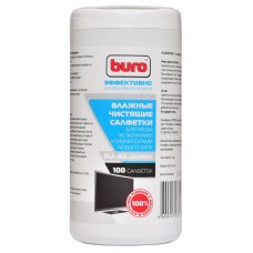 Влажные чистящие салфетки Buro BU-All_screen для экранов всех типов в тубе (100шт)